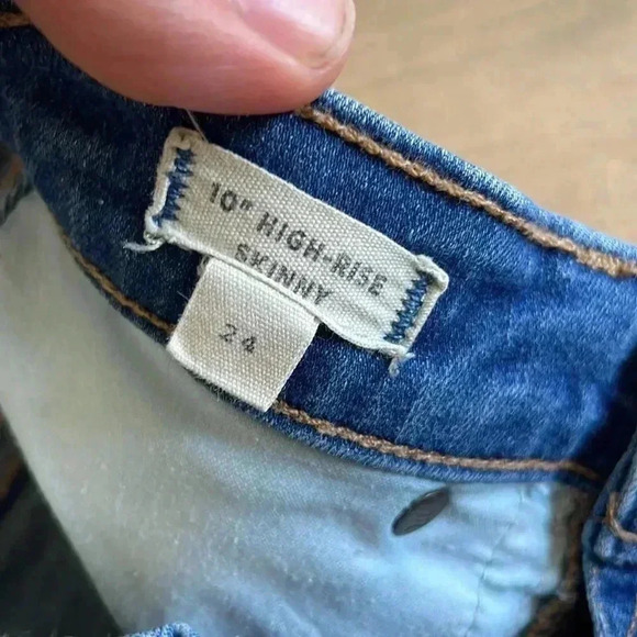 Madewell 10’ High Rise Skinny Button Fly Size 24 - Picture 4 of 7